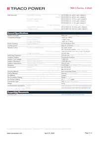 TMR 3-4823HI Datasheet Page 3