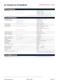TMR 3-4823WIE Datasheet Page 3