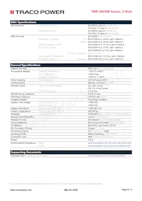 TMR 3-4823WISM Datasheet Pagina 3