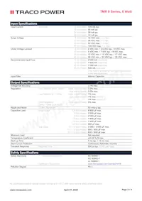 TMR 6-4823 Datasheet Page 2