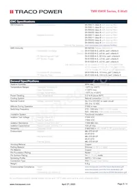 TMR 6-7219WIR Datasheet Page 3