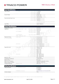 TMR 9-4823 Datasheet Page 2
