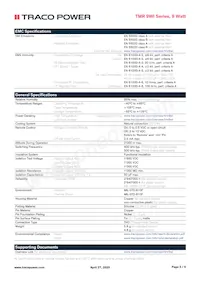 TMR 9-4823WI Datasheet Page 3