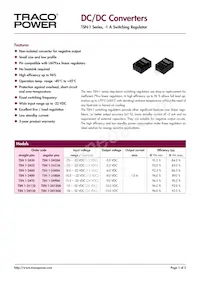 TSN 1-2490A Datasheet Cover