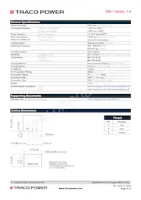TSR 1-2415 Datasheet Page 3