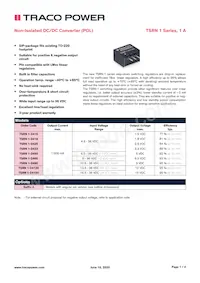 TSRN 1-24150A Datasheet Cover