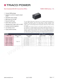 TSRN 1-24150SM Datasheet Cover