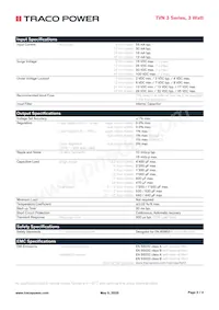 TVN 3-2423 Datasheet Page 2