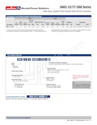 UWQ-12/17-Q48P-C Datasheet Page 2