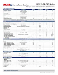 UWQ-12/17-Q48P-C Datasheet Page 3