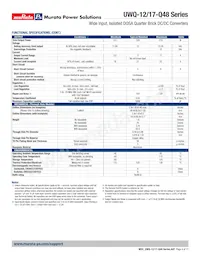 UWQ-12/17-Q48P-C Datasheet Pagina 4