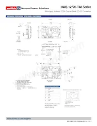 UWQ-12/20-T48PTB-C Datasheet Pagina 20