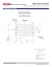 UWQ-12/20-T48PTB-C Datasheet Pagina 22