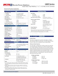 UWR-15/1300-D12A-C Datasheet Pagina 3
