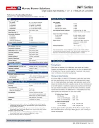 UWR-5/2000-D48E-C Datasheet Pagina 3