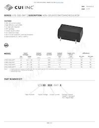 V7815-500-SMT Datasheet Cover