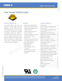 XHP35B-00-0000-0D0HE20E5數據表 封面