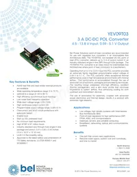 YEV09T03-RG Datasheet Cover