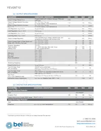 YEV09T10-RG Datasheet Pagina 3