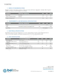 YV09T60-0G Datasheet Page 2