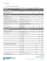 YV12T25-0G-Q Datasheet Page 2