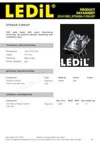 2FA11993_STRADA-T-DW-EP Datasheet Cover