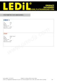 C10366_PLATINUMROCKET-3-SS Datasheet Page 3