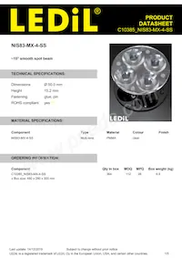 C10385_NIS83-MX-4-SS Datasheet Cover