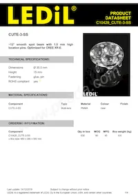 C10428_CUTE-3-SS Datenblatt Cover