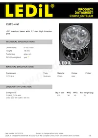 C10812_CUTE-4-M Datasheet Cover