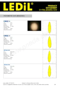 C11700_SANDRA-12-W Datasheet Page 3