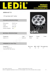 C11716_ANNA-40-7-S Datasheet Copertura