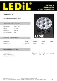 C11717_ANNA-40-7-M Datasheet Copertura