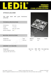 C12360_STRADA-2X2-DNW Datasheet Cover