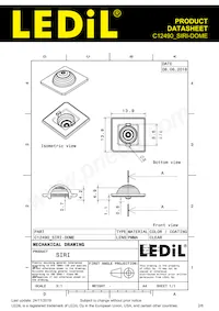 C12490_SIRI-DOME Datasheet Page 2