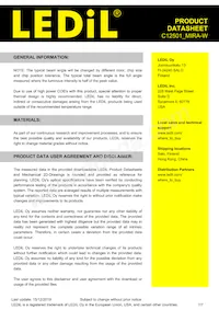 C12501_MIRA-W Datasheet Pagina 7