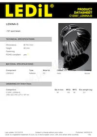 C12597_LENINA-S Datasheet Copertura