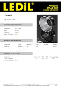 C12598_LENINA-M Datasheet Cover