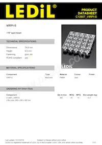 C12607_VIRPI-S Datasheet Copertura