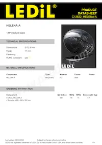 C12622_HELENA-A數據表 封面
