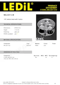 C13095_MELODY-3-M Datasheet Copertura