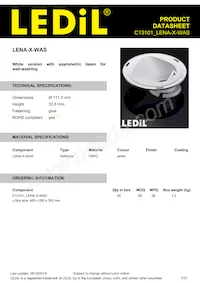 C13101_LENA-X-WAS數據表 封面