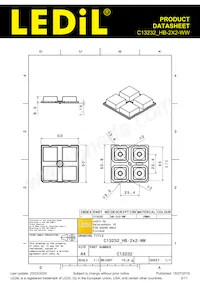 C13232_HB-2X2-WW 데이터 시트 페이지 2