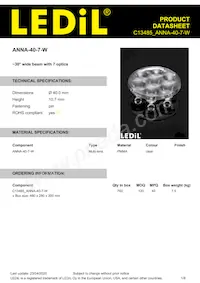 C13485_ANNA-40-7-W Datasheet Copertura