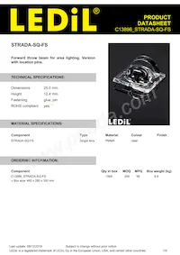 C13896_STRADA-SQ-FS數據表 封面