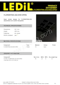 C15196_FLORENTINA-2X2-SHD-OPEN Datasheet Cover