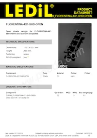 C15198_FLORENTINA-4X1-SHD-OPEN Datasheet Cover