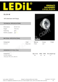 C16125_OLGA-W Datasheet Copertura