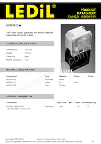 CA10624_NIS036-2-W Datasheet Copertura