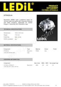 CA10820_STRADA-A Datasheet Cover